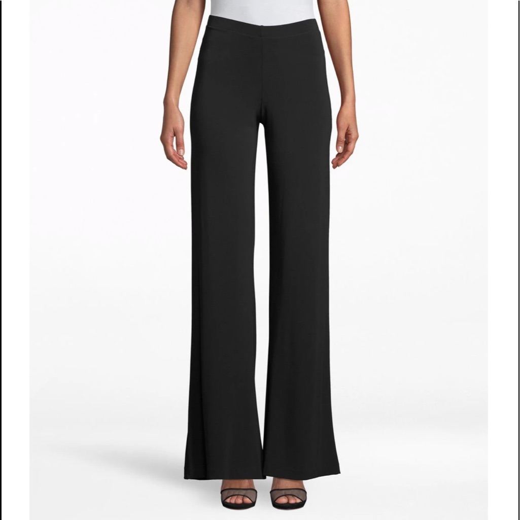 Nwot Nicole Miller Wide Leg Black Pants